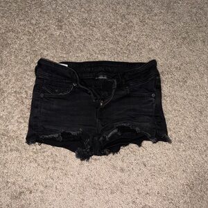 American Eagle Outfitters Black Jean Shorts